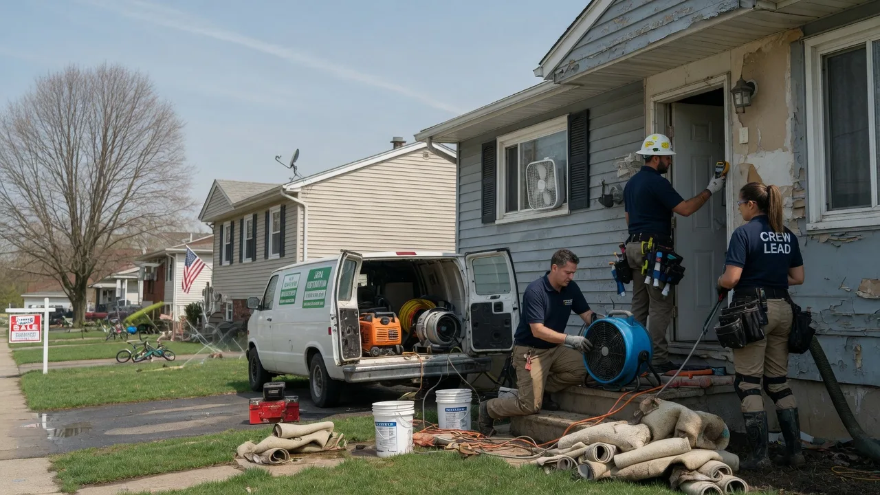 Flood Cleanup in Baldwin City, KS near me